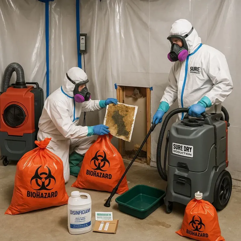 Contaminated Water Handling Protocols process in Hudson, IL
